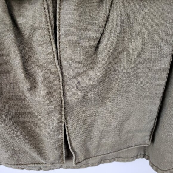 Eddie Bauer Utility Vest Cargo Heavyweight Cotton Olive Safari Photographer XL - Picture 5 of 9